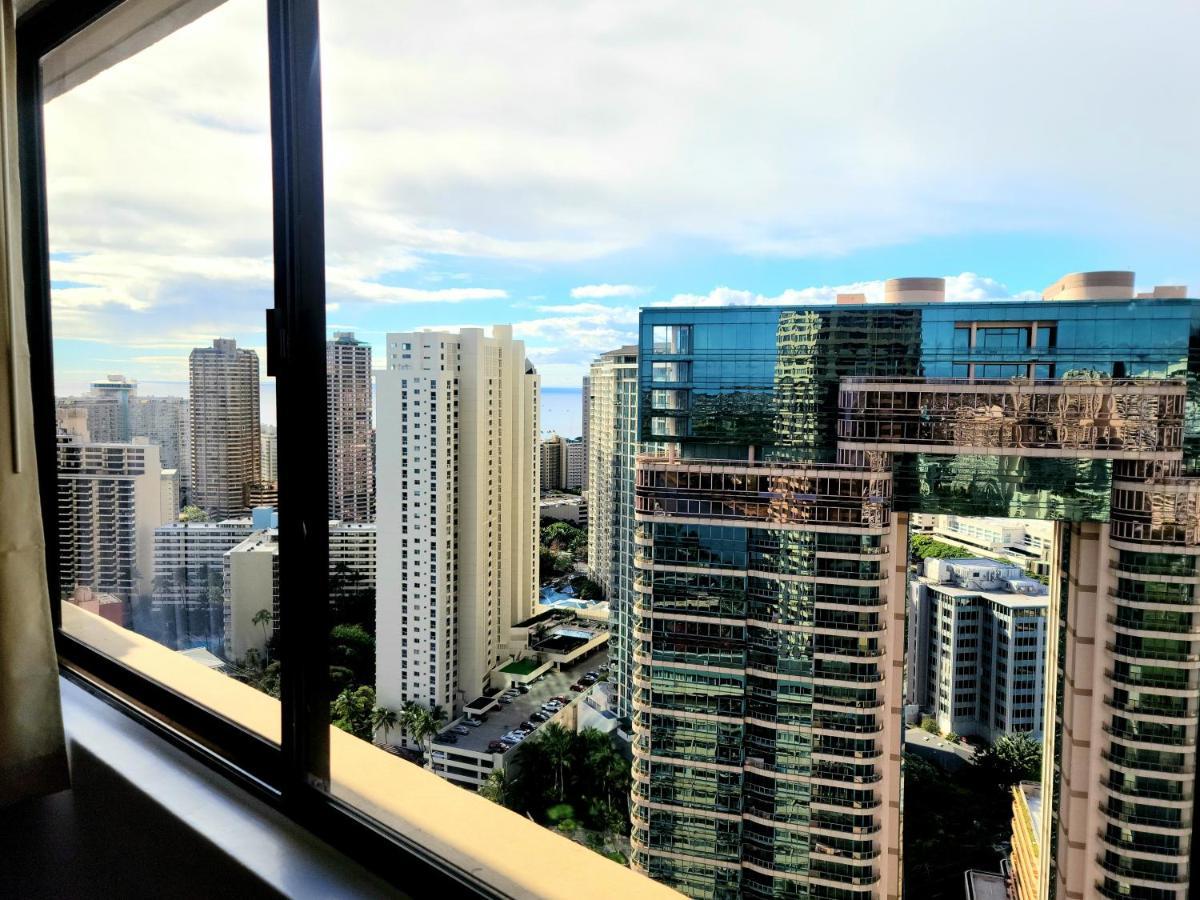 Waikiki Condo High Floor Views Beaches Convention Center Honolulu Eksteriør bilde