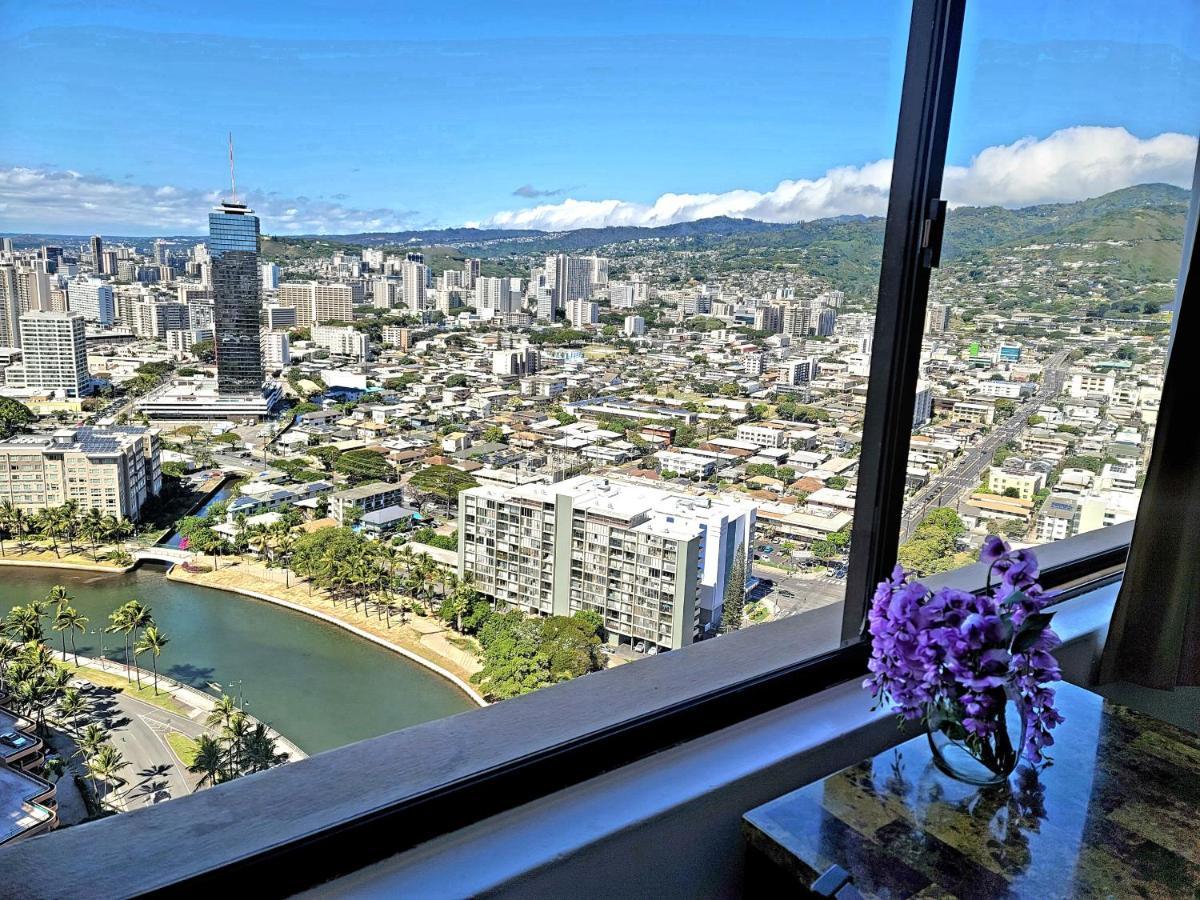 Waikiki Condo High Floor Views Beaches Convention Center Honolulu Eksteriør bilde