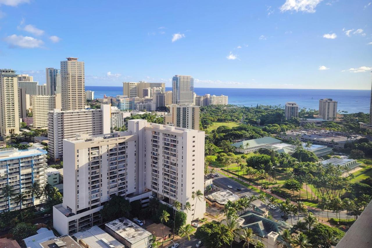 Waikiki Condo High Floor Views Beaches Convention Center Honolulu Eksteriør bilde