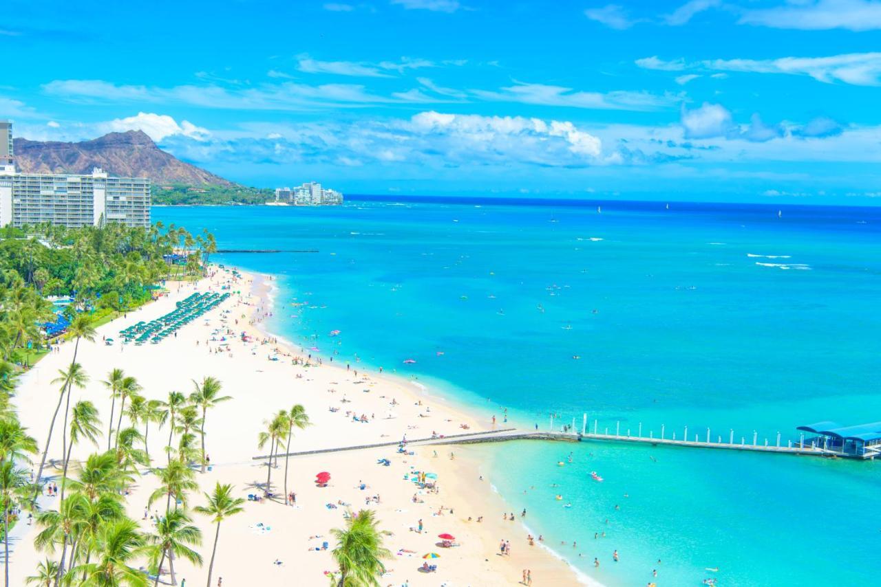 Waikiki Condo High Floor Views Beaches Convention Center Honolulu Eksteriør bilde